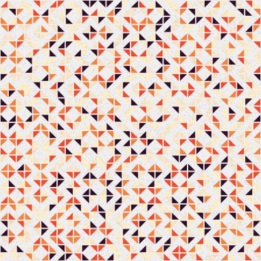 Soyut Geometrik Desen üretken hesaplama sanatı çizimi