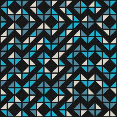 Soyut Geometrik Desen üretken hesaplama sanatı çizimi