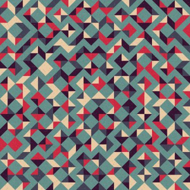 Soyut Geometrik Desen üretken hesaplama sanatı çizimi