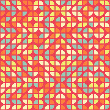 Soyut Geometrik Desen üretken hesaplama sanatı çizimi