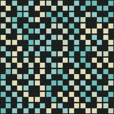 Soyut Geometrik Desen, üretken hesaplama sanatı çizimi 