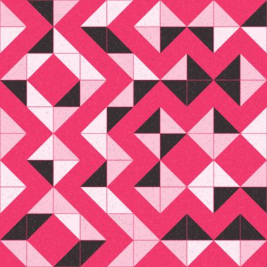 Soyut Geometrik Desen üretken hesaplama sanatı çizimi