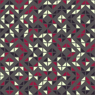 Soyut Geometrik Desen üretken hesaplama sanatı çizimi