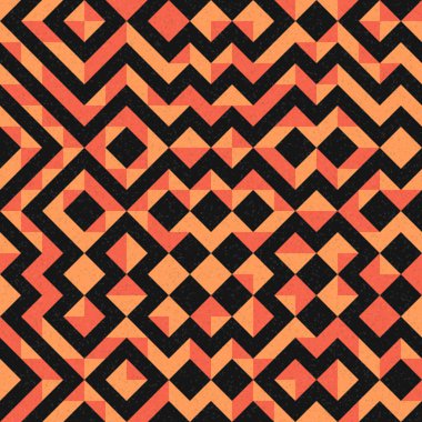 Soyut Geometrik Desen üretken hesaplama sanatı çizimi