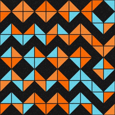 Soyut Geometrik Desen üretken hesaplama sanatı çizimi