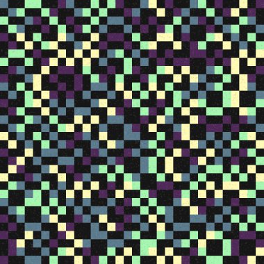 Soyut Geometrik Desen üretken hesaplama sanatı çizimi