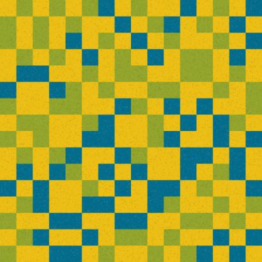 Soyut Geometrik Desen üretken hesaplama sanatı çizimi