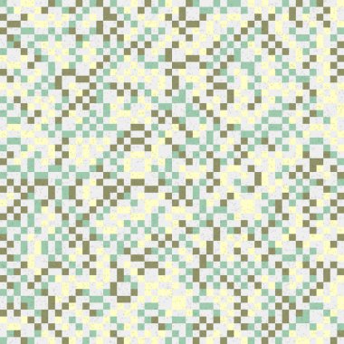 Soyut Geometrik Desen, üretken hesaplama sanatı çizimi 