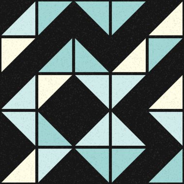 Soyut Geometrik Desen üretken hesaplama sanatı çizimi