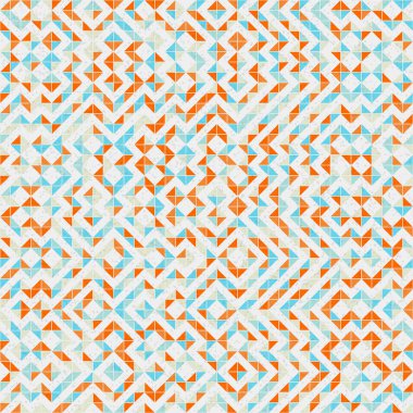 Soyut Geometrik Desen üretken hesaplama sanatı çizimi