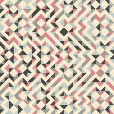 Soyut Geometrik Desen üretken hesaplama sanatı çizimi