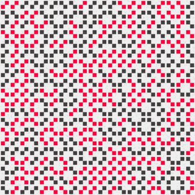 Soyut Geometrik Desen, üretken hesaplama sanatı çizimi 