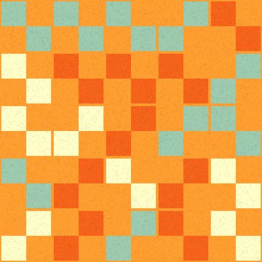 Soyut Geometrik Desen üretken hesaplama sanatı çizimi