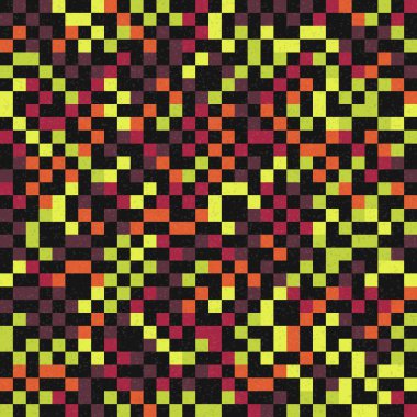 Soyut Geometrik Desen üretken hesaplama sanatı çizimi