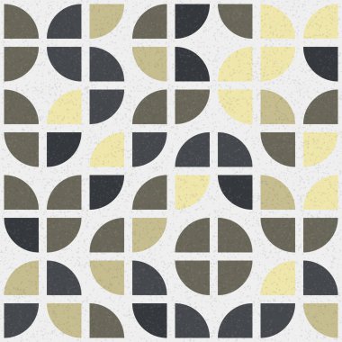 Soyut Geometrik Desen üretken hesaplama sanatı çizimi