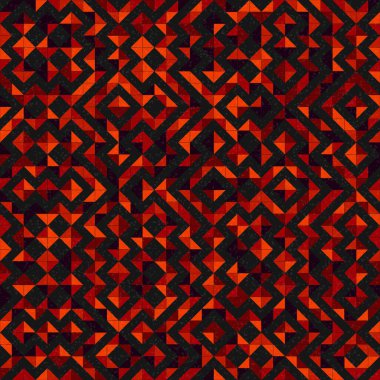 Soyut Geometrik Desen üretken hesaplama sanatı çizimi