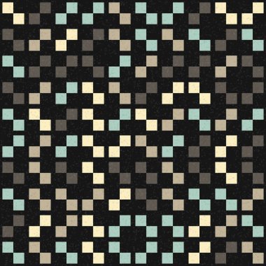 Soyut Geometrik Desen, üretken hesaplama sanatı çizimi 