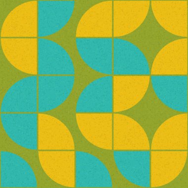 Soyut Geometrik Desen üretken hesaplama sanatı çizimi