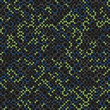 Soyut Geometrik Desen, hesaplama sanatı çizimi