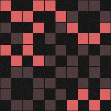 Soyut Geometrik Desen, üretken hesaplama sanatı çizimi 