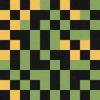 Soyut Geometrik Desen, üretken hesaplama sanatı çizimi 