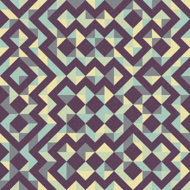 Soyut Geometrik Desen üretken hesaplama sanatı çizimi