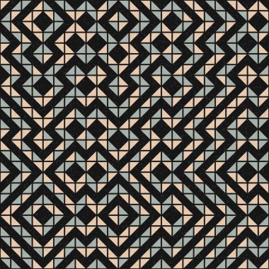 Soyut Geometrik Desen üretken hesaplama sanatı çizimi