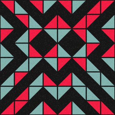 Soyut Geometrik Desen üretken hesaplama sanatı çizimi