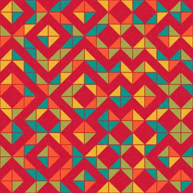 Soyut Geometrik Desen üretken hesaplama sanatı çizimi