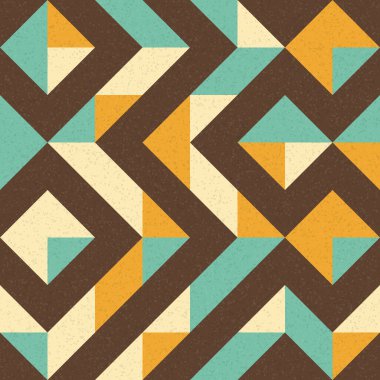 Soyut Geometrik Desen üretken hesaplama sanatı çizimi