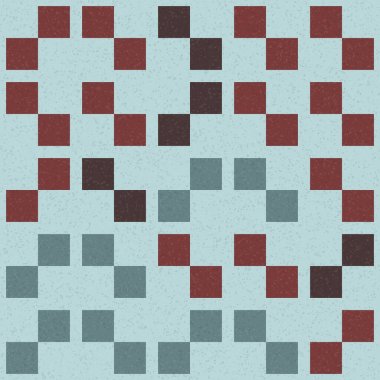 Soyut Geometrik Desen üretken hesaplama sanatı çizimi