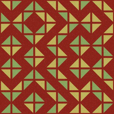 Soyut Geometrik Desen üretken hesaplama sanatı çizimi