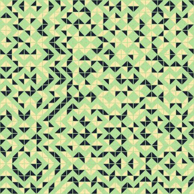 Soyut Geometrik Desen üretken hesaplama sanatı çizimi