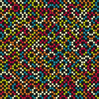 Soyut Geometrik Desen, hesaplama sanatı çizimi