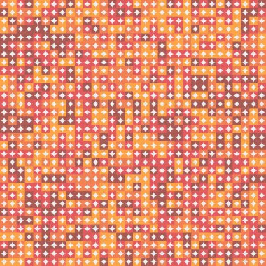 Soyut Geometrik Desen üretken hesaplama sanatı çizimi