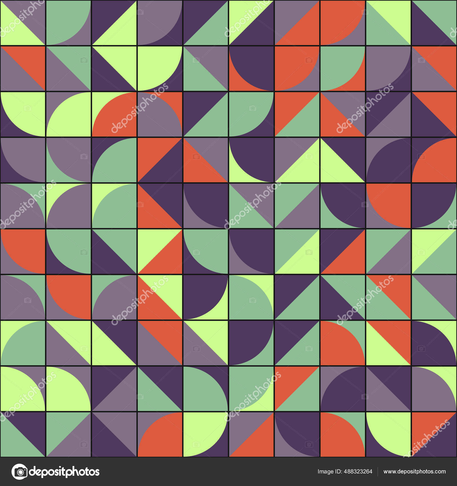 融入几何图案的花朵- 儿童着色页: 装饰艺术, image size:1600x1700