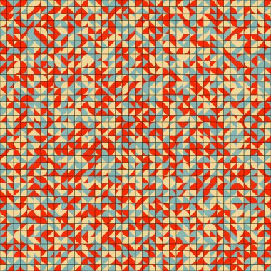 Soyut Geometrik Desen üretken hesaplama sanatı çizimi