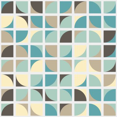 Soyut Geometrik Desen üretken hesaplama sanatı çizimi