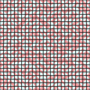 Soyut Geometrik Desen üretken hesaplama sanatı çizimi