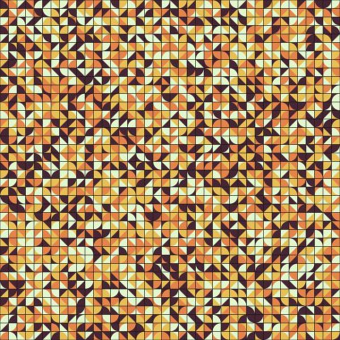 Soyut Geometrik Desen, üretken hesaplama sanatı çizimi 