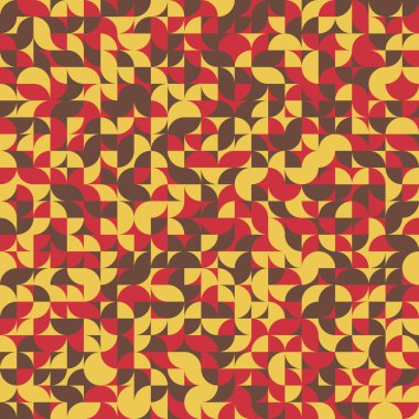 Soyut Geometrik Desen üretken hesaplama sanatı çizimi