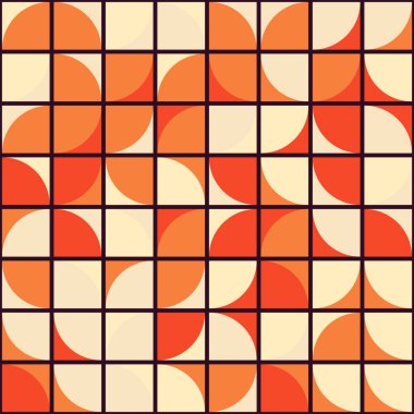 Soyut Geometrik Desen üretken hesaplama sanatı çizimi