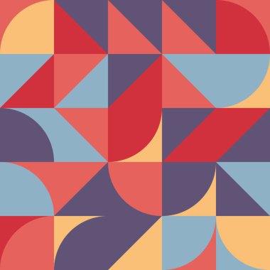 Soyut Geometrik Desen üretken hesaplama sanatı çizimi