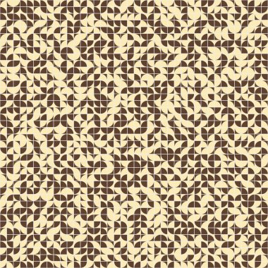 Soyut Geometrik Desen üretken hesaplama sanatı çizimi