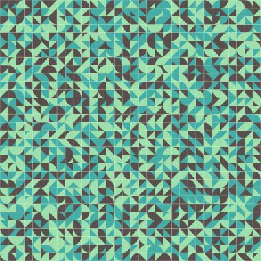 Soyut Geometrik Desen üretken hesaplama sanatı çizimi