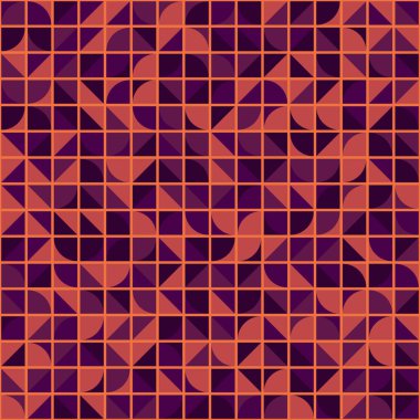 Soyut Geometrik Desen üretken hesaplama sanatı çizimi