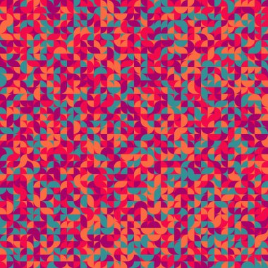 Soyut Geometrik Desen üretken hesaplama sanatı çizimi