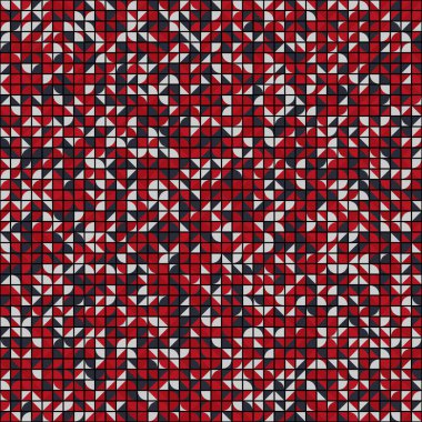 Soyut Geometrik Desen üretken hesaplama sanatı çizimi