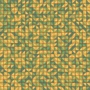 Soyut Geometrik Desen, üretken hesaplama sanatı çizimi 