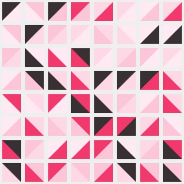 Soyut Geometrik Desen üretken hesaplama sanatı çizimi